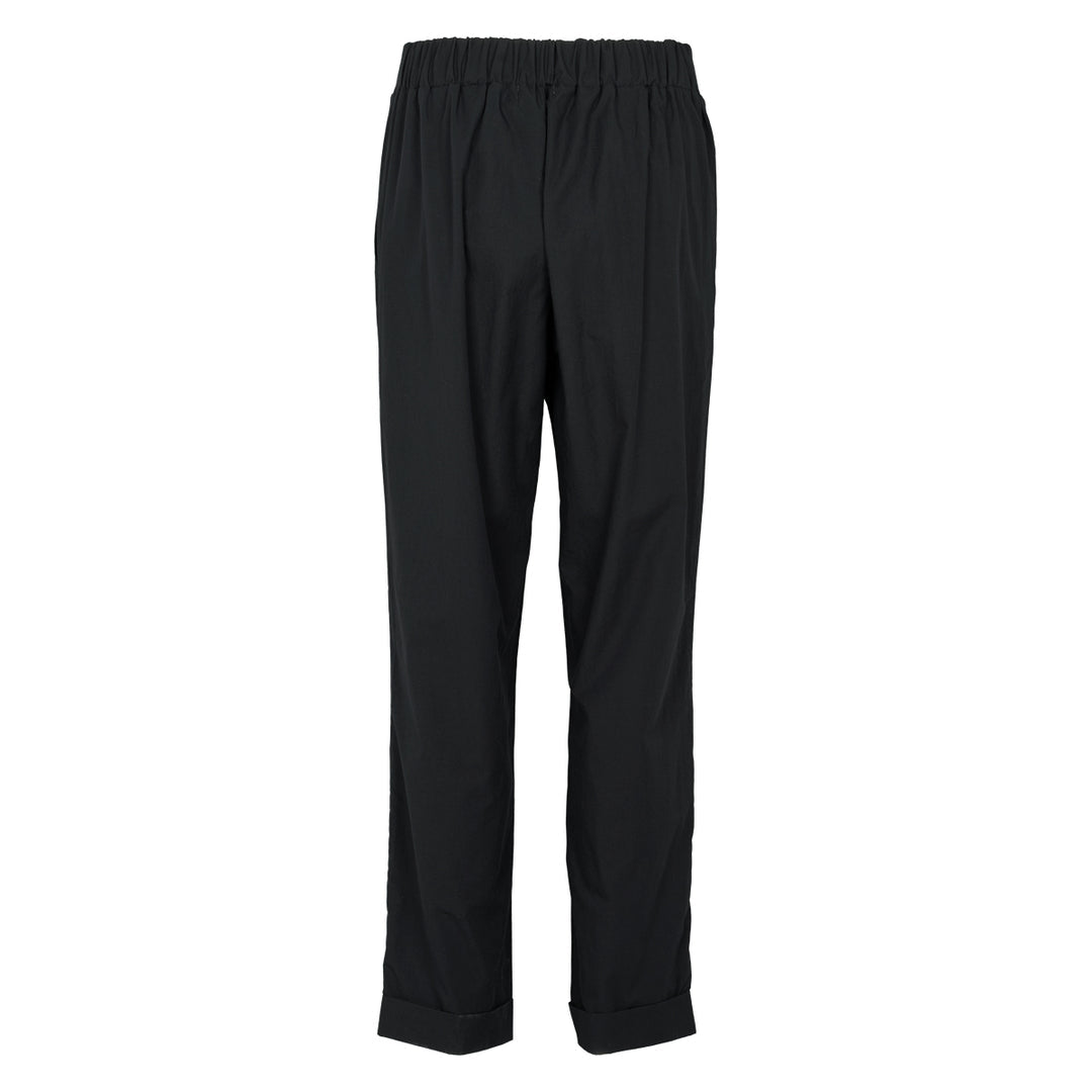 Organic stripe poplin pants, GOTS