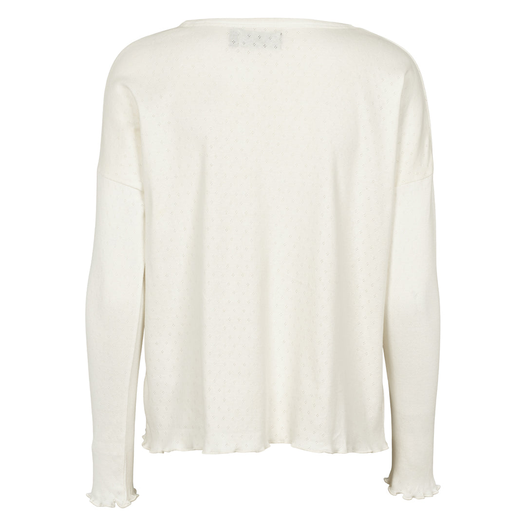 Organic pointinelle longsleeve, GOTS