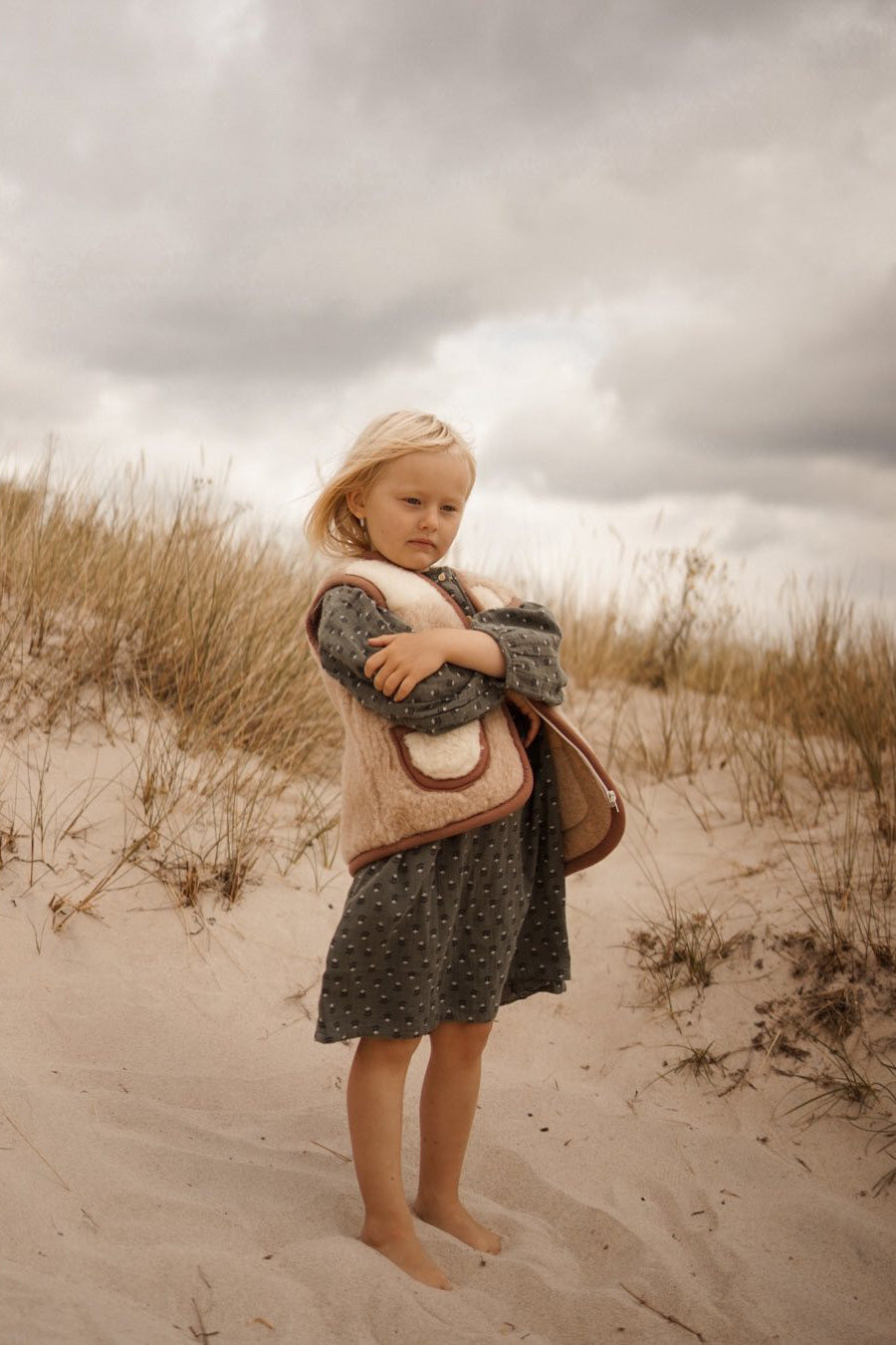 Tate merino børnevest