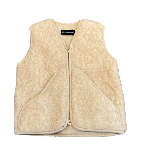 Børnevest i merinould