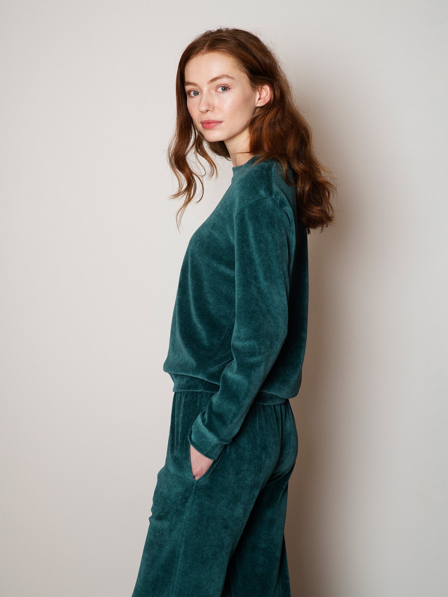 Serendipity øko velour bukser, GOTS