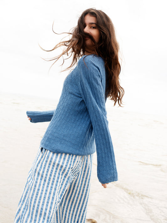 Serendipity øko stribede bukser, GOTS