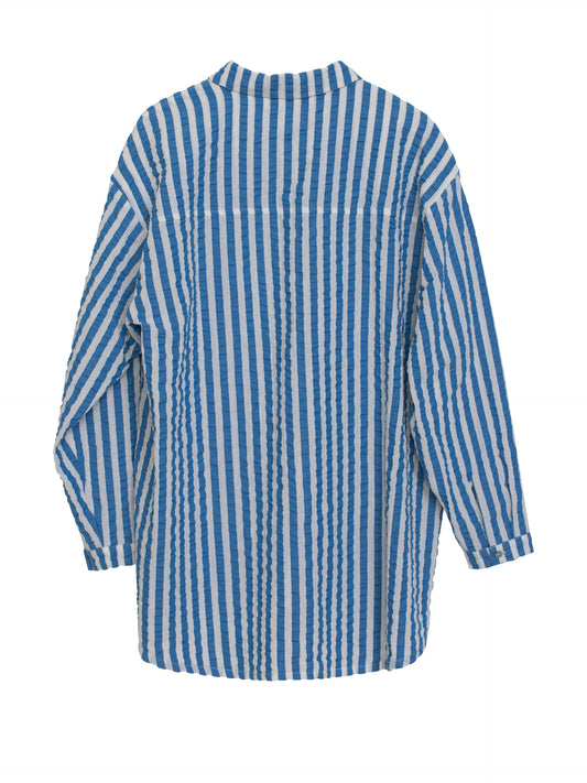 Serendipity øko stribet skjorte, GOTS