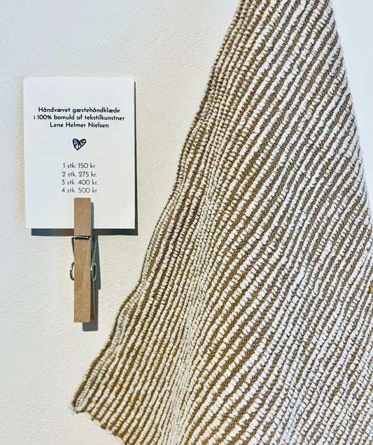 Håndvævet gæstehåndklæde