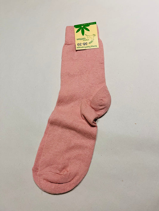 Øko bomuld/hamp strømper