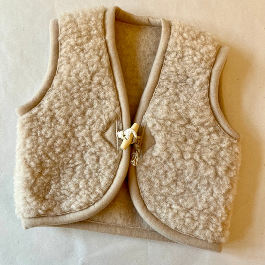 Babyvest i merinould