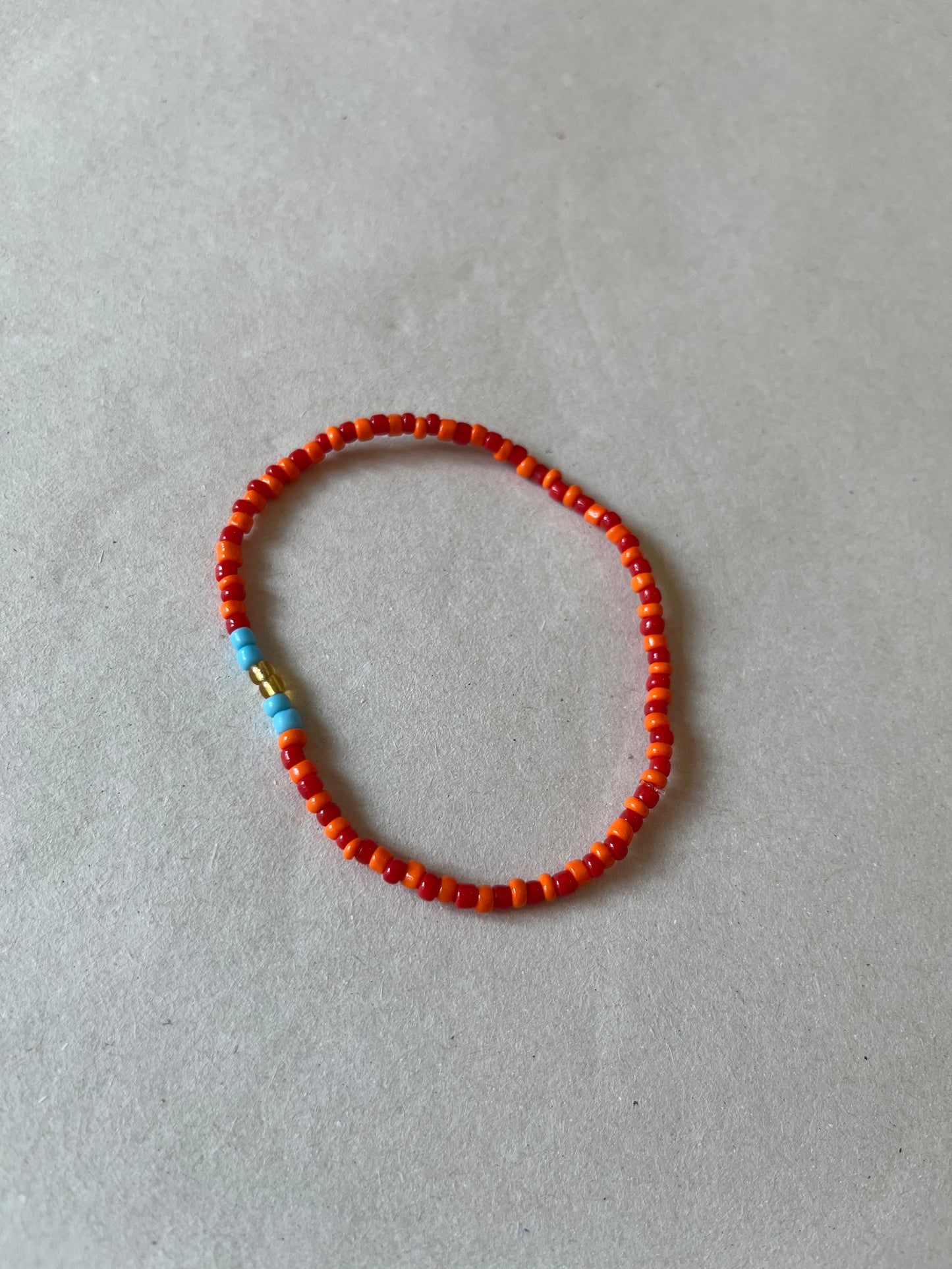 Handmade leather dog leash with beads - Lego