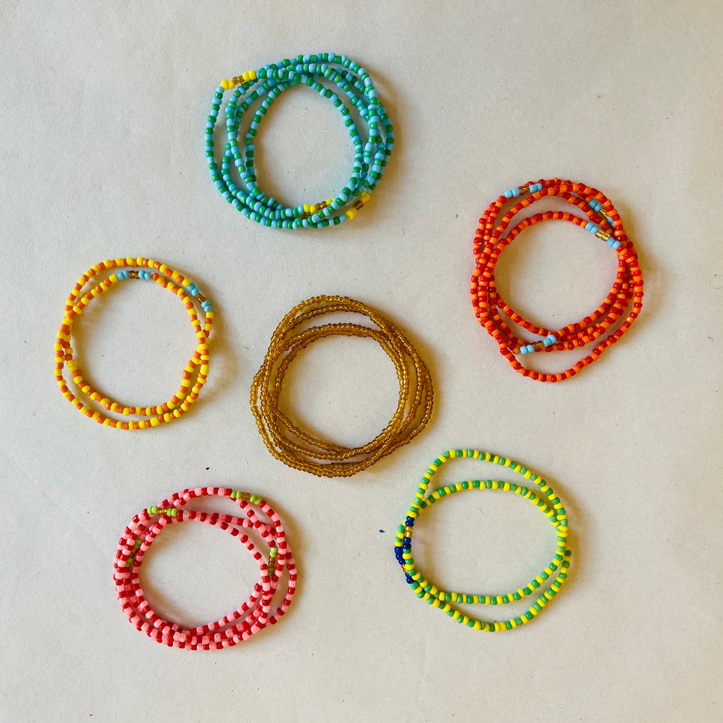 Handmade leather dog leash with beads - Lego