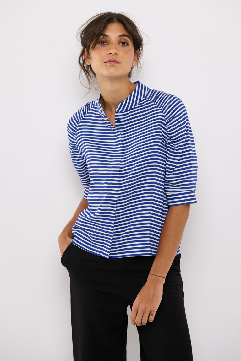 Tolsing Frida Shirt Black Stripes
