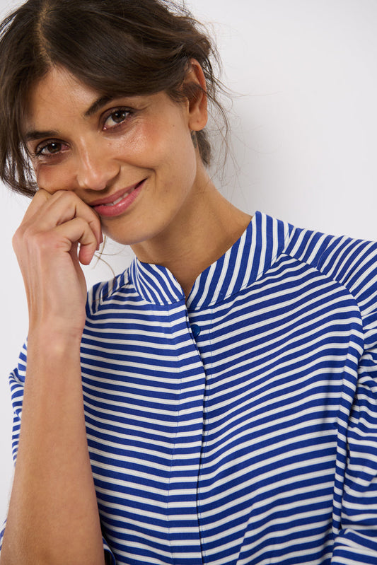 Frida Shirt Blue Stripes