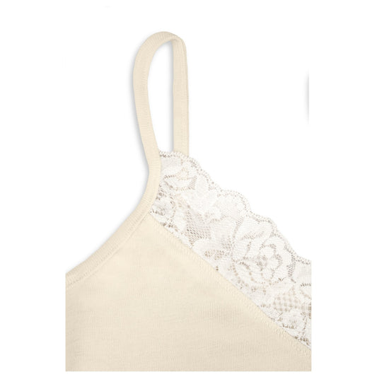 Lace top merino/silk, GOTS