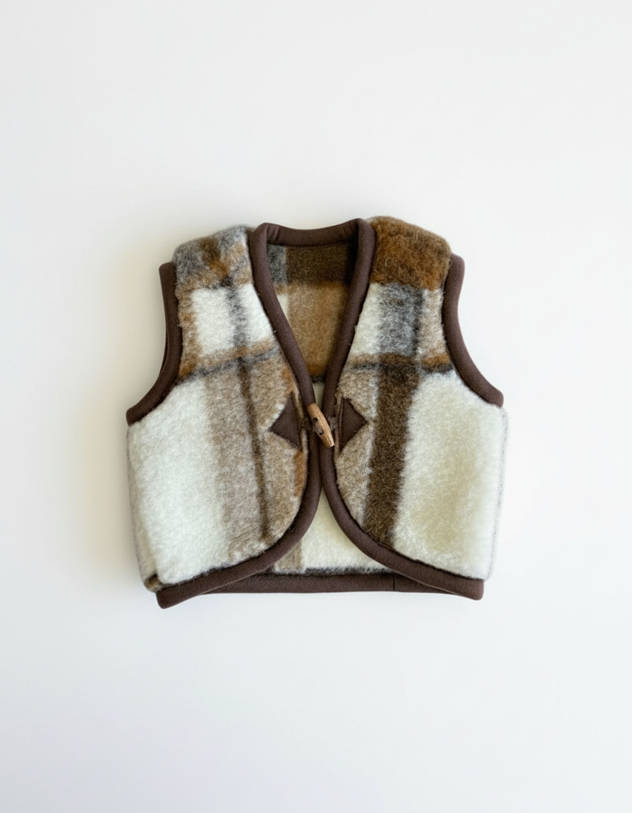 Babyvest i merinould