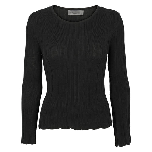 Cotton knit blouse, GOTS