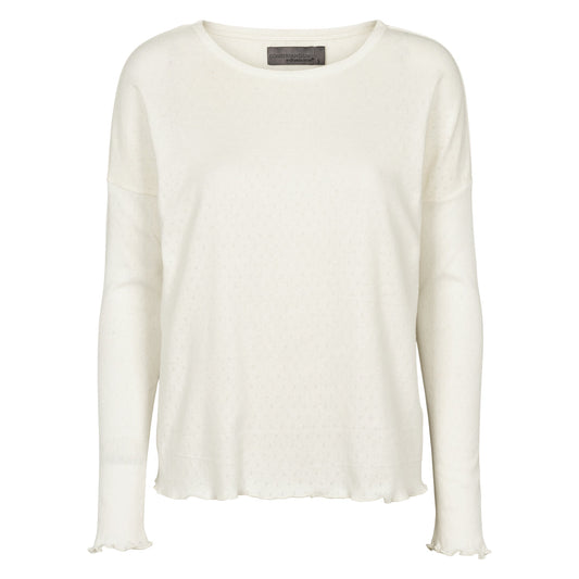 Organic pointinelle longsleeve, GOTS