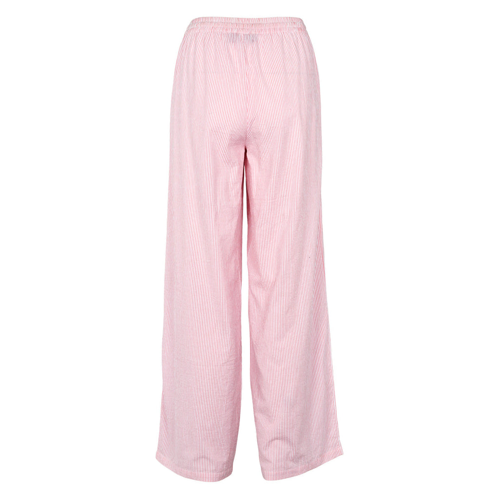Stripe pinky pants, GOTS