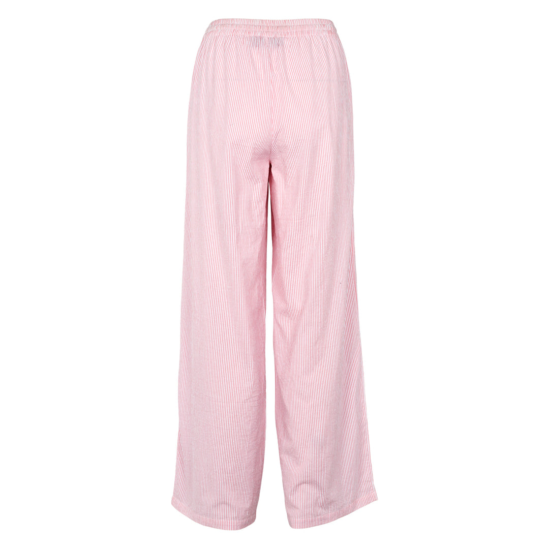 Stripe pinky pants, GOTS