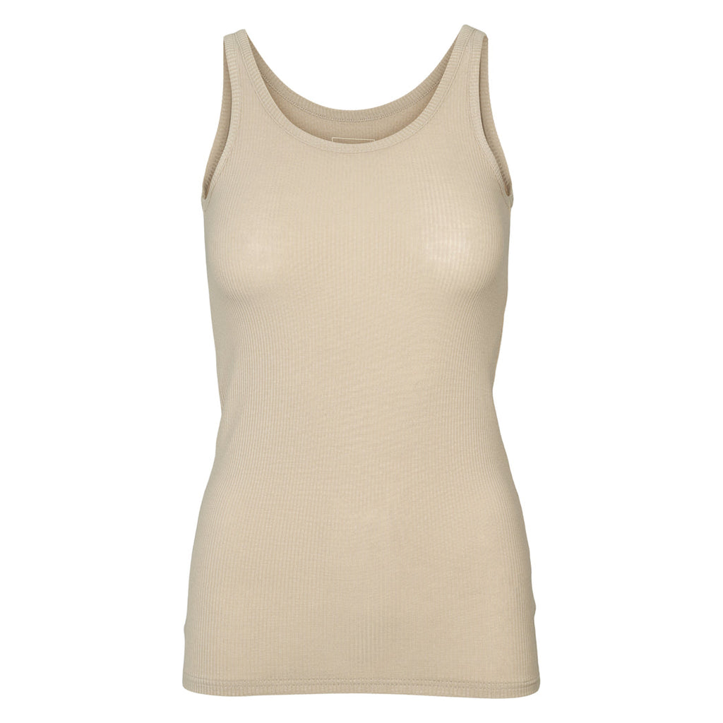 Tencel light rib top