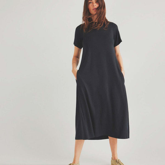 Tencel t-shirt kjole med lommer