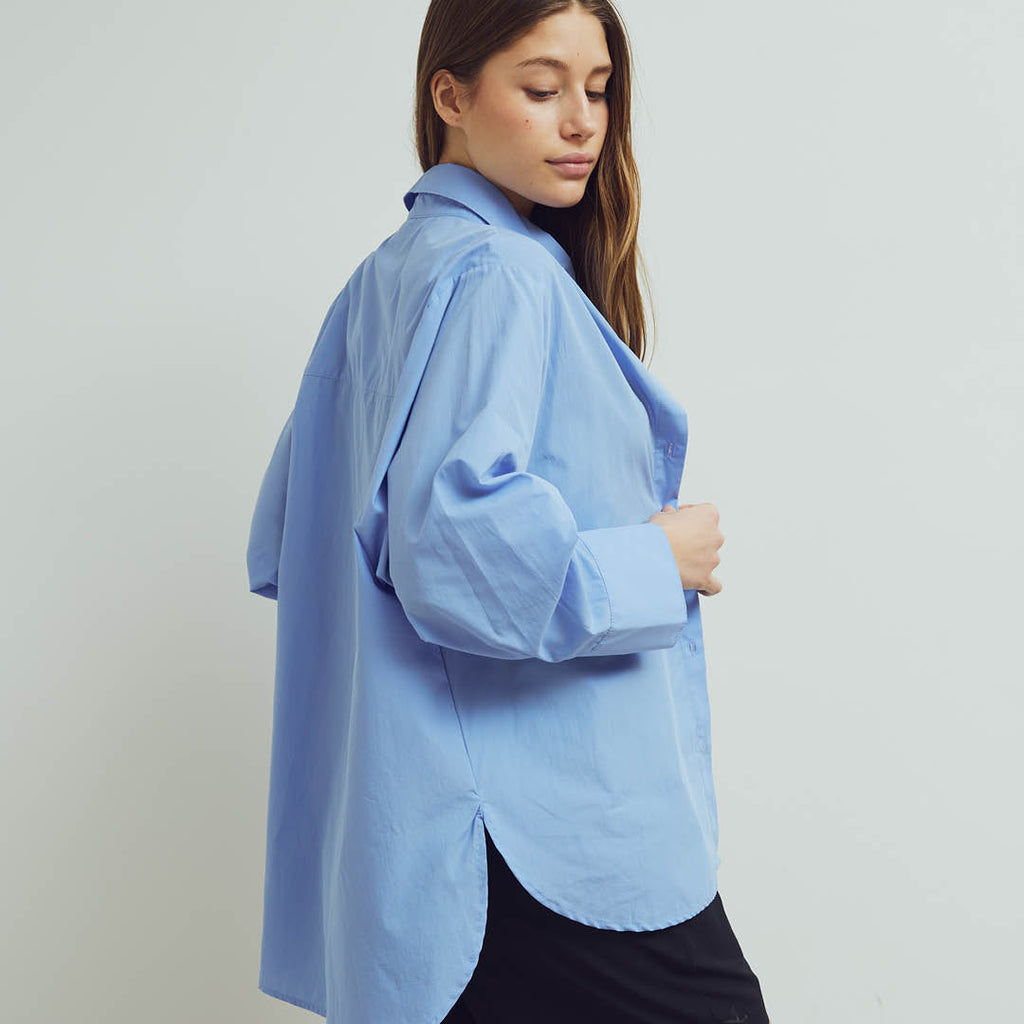 Poplin shirt, GOTS