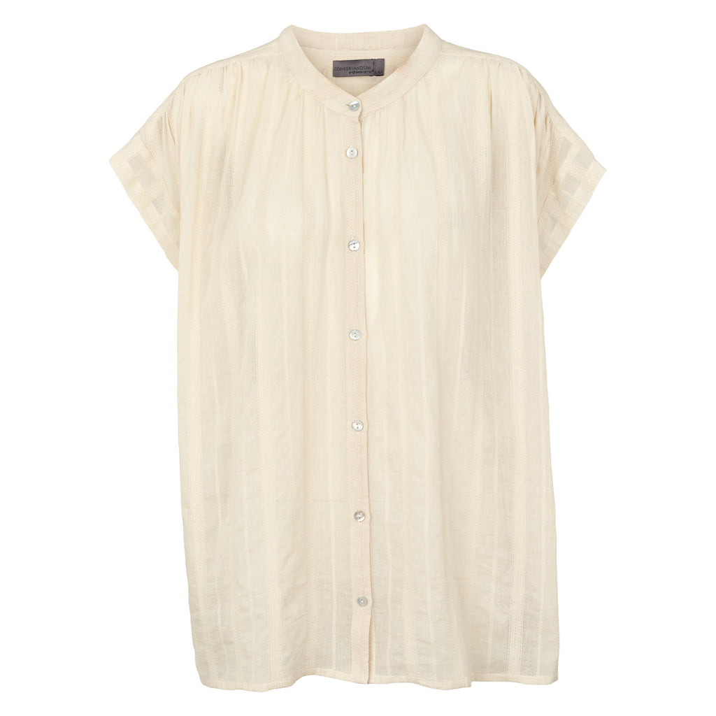 Woven Dobby top, GOTS