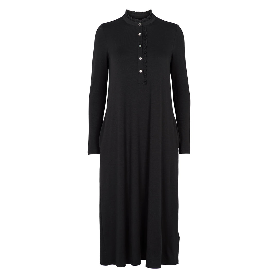 Tencel dress long-sleeve