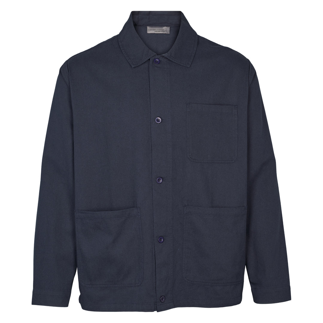 Twill overshirt, GOTS