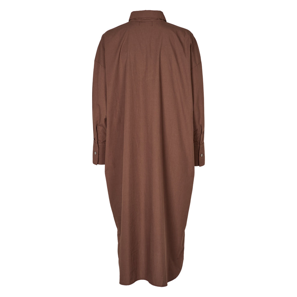 Poplin shirt dress, GOTS