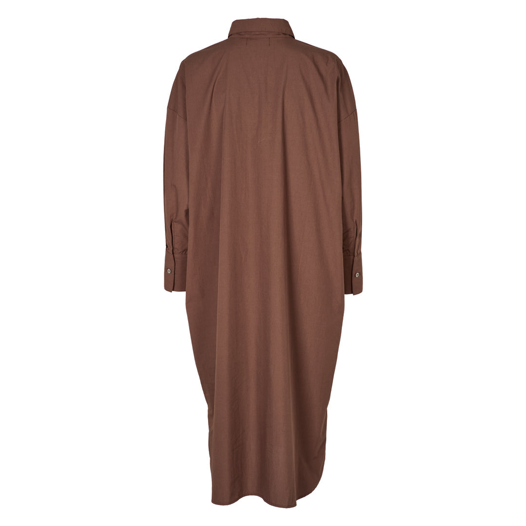 Poplin shirt dress, GOTS
