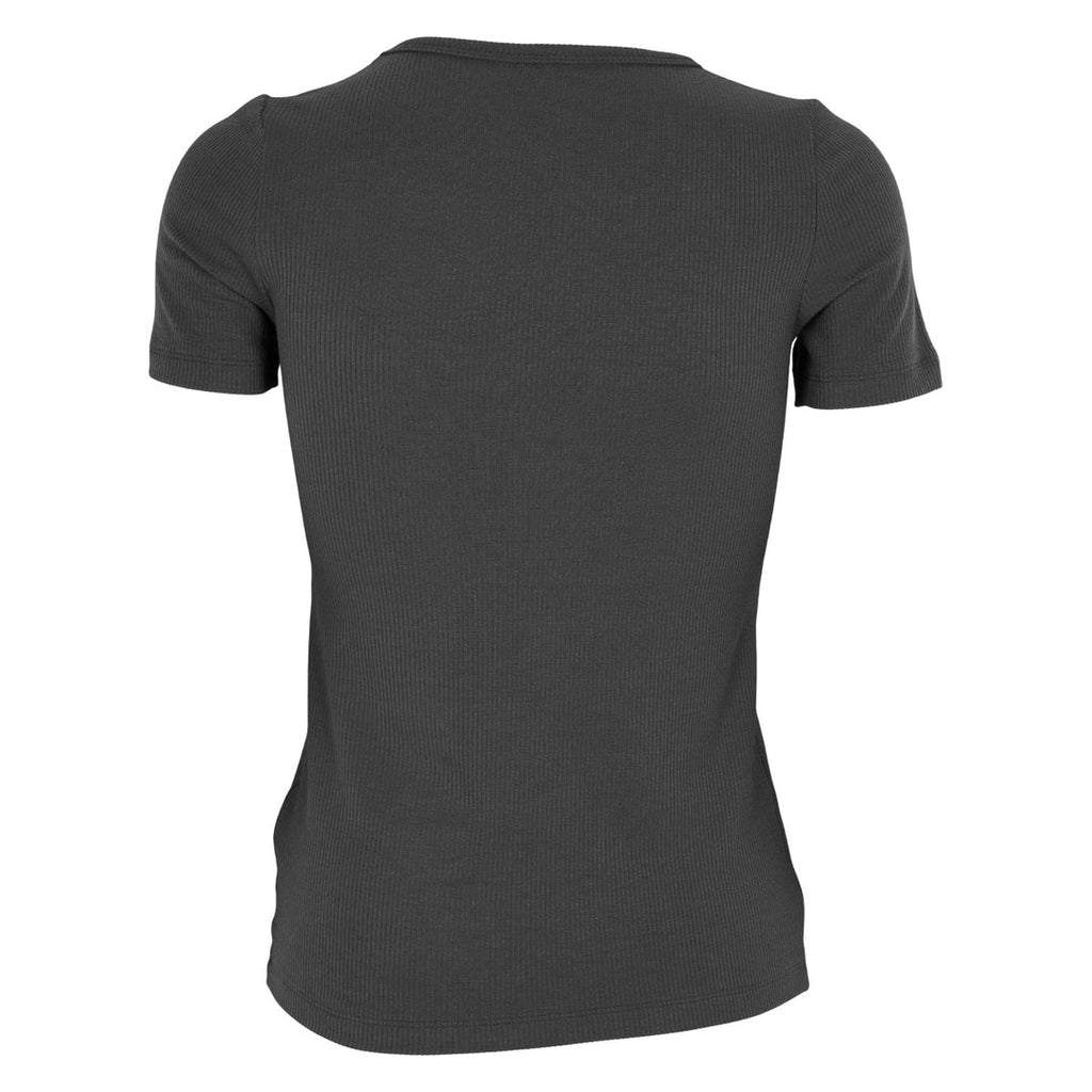 Tencel rib short-sleeve t-shirt
