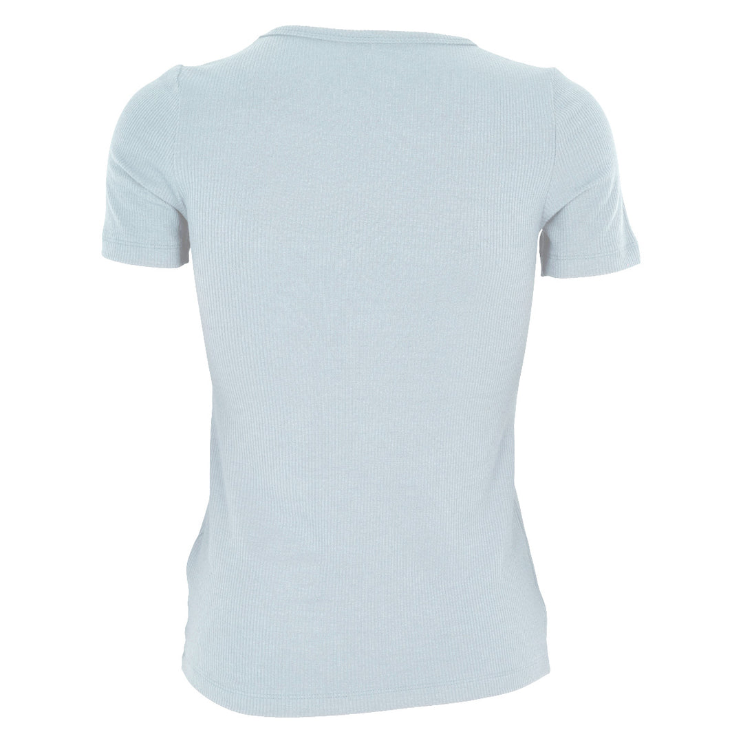 Tencel rib short-sleeve t-shirt