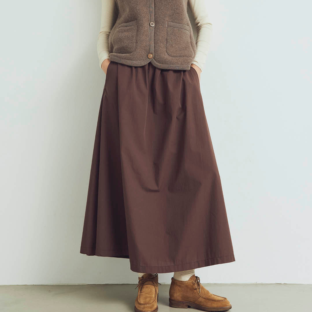 Poplin skirt, GOTS