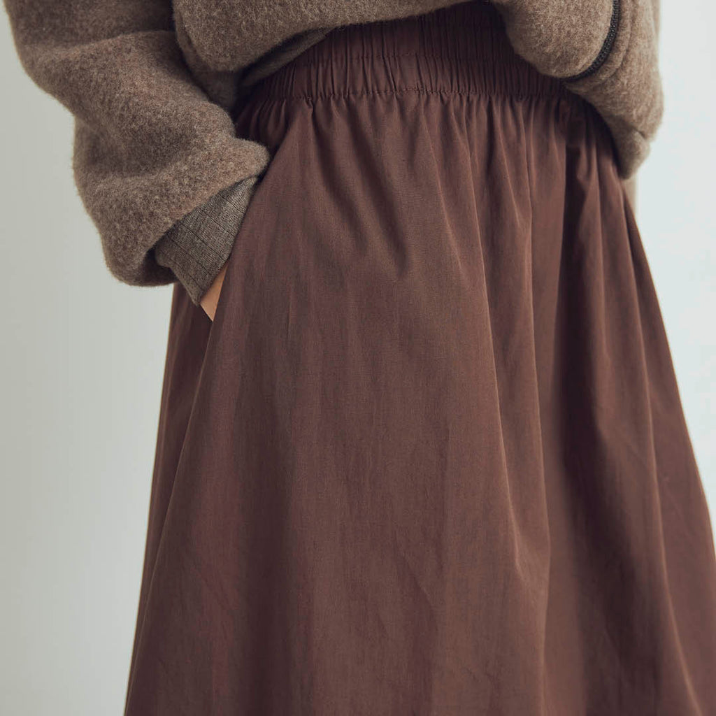 Poplin skirt, GOTS