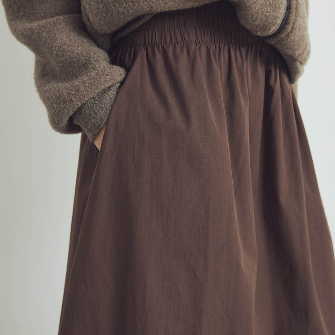Poplin skirt, GOTS