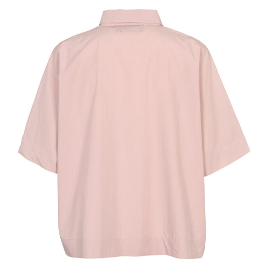 Poplin boxy short-sleeve shirt, GOTS