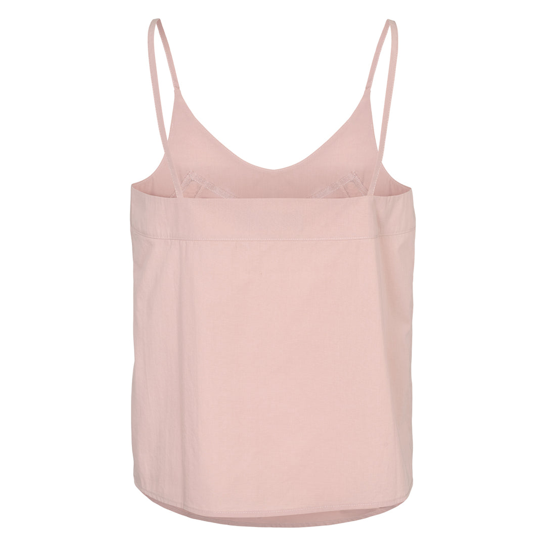 Poplin strop top, GOTS