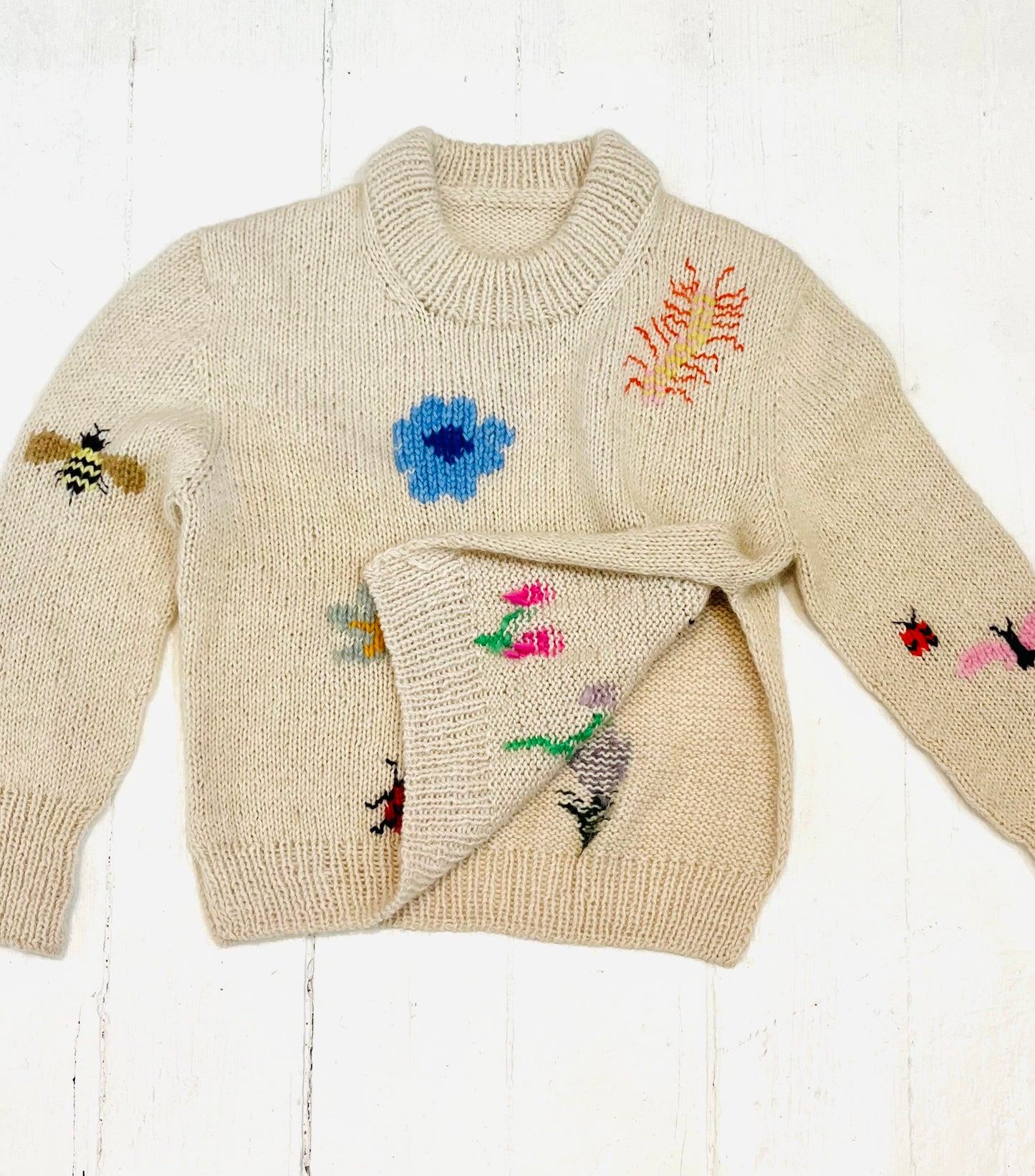 Sophie Rytter unika håndstrik sweater