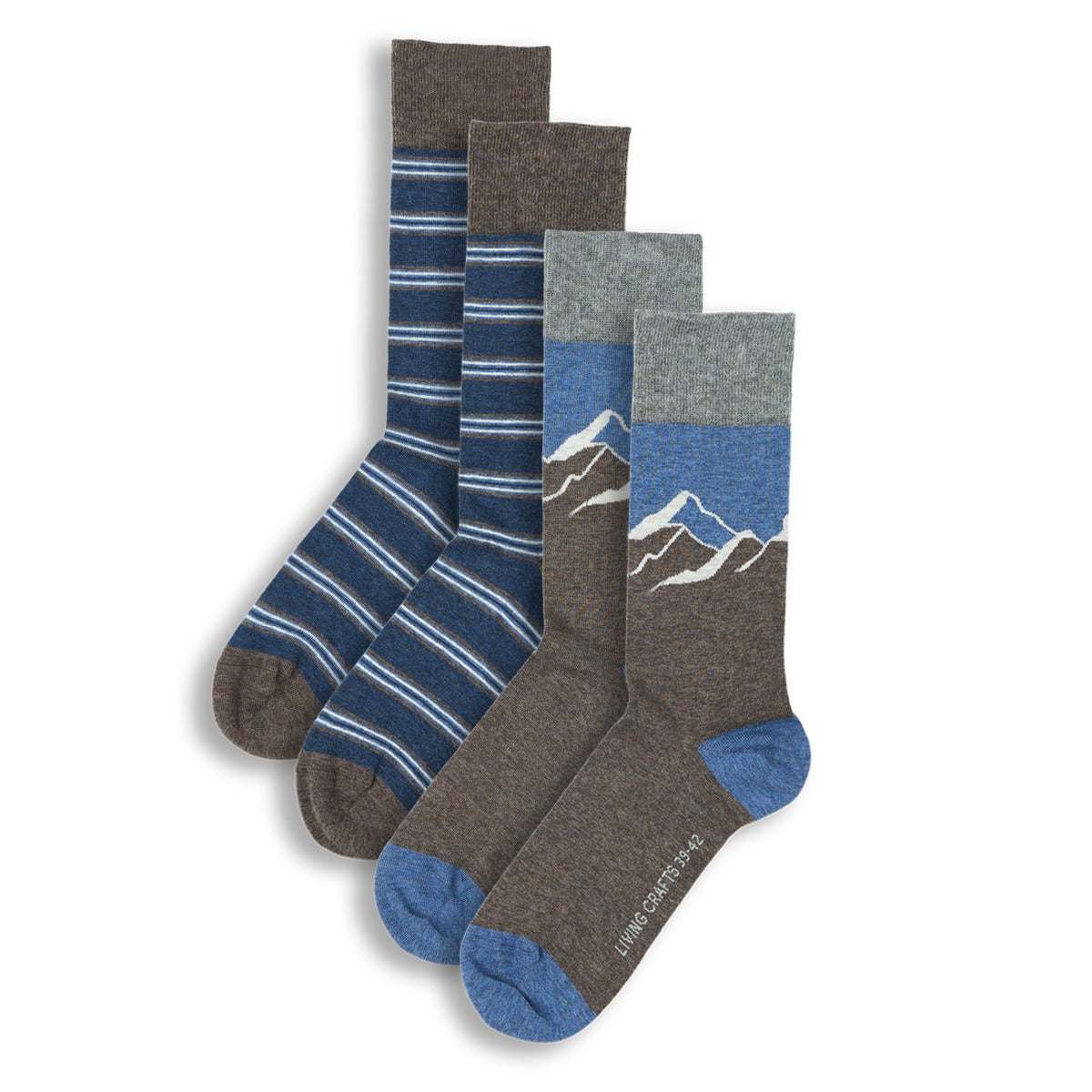 2 pack organic cotton men's socks, GOTS