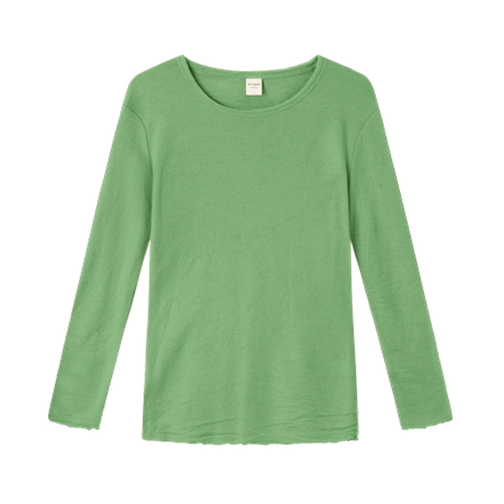 Pure merino round-neck long-sleeve