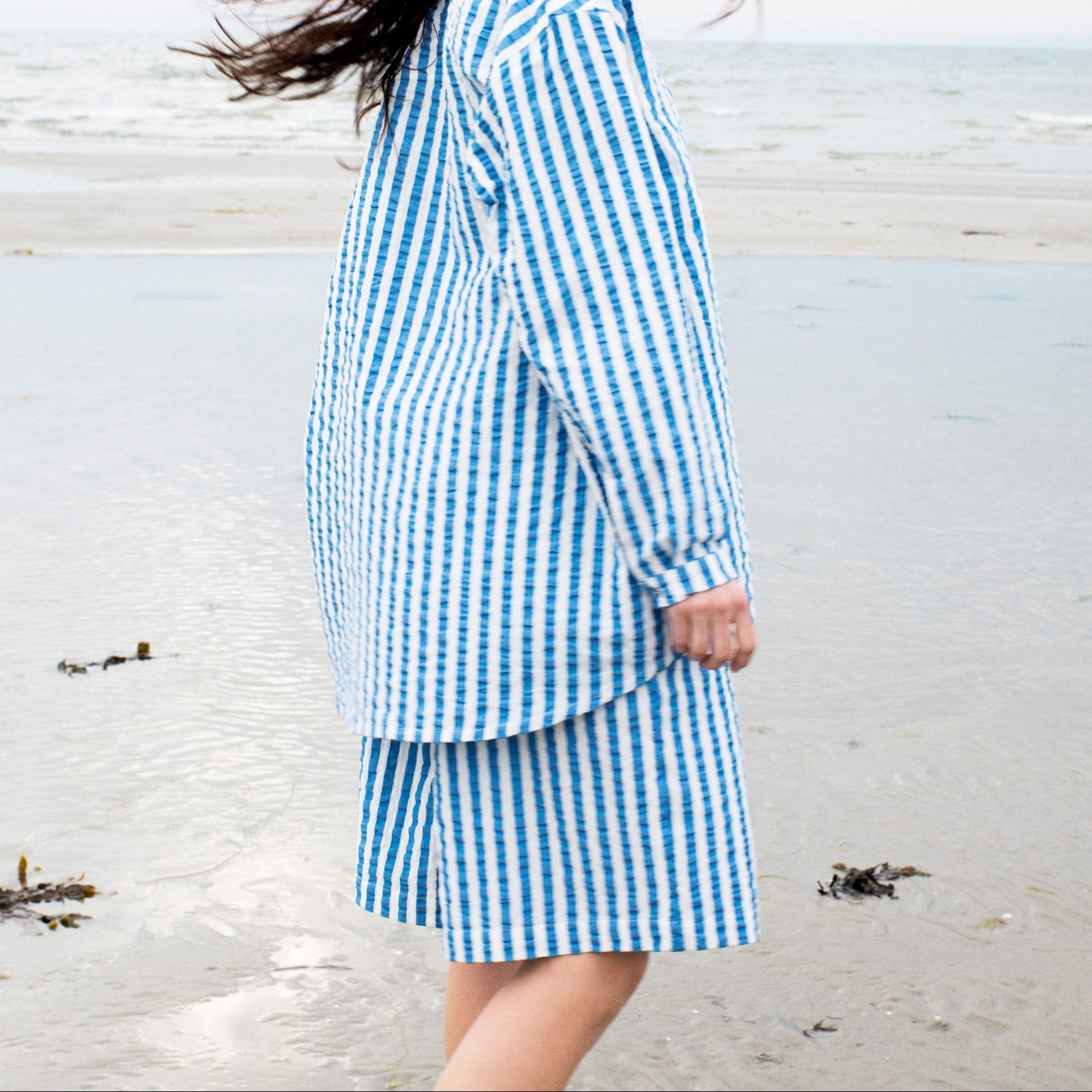 Øko stripe shorts, GOTS