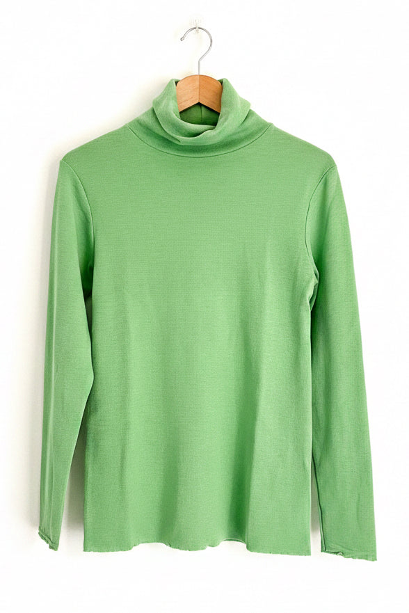 Roll-neck, pure merino