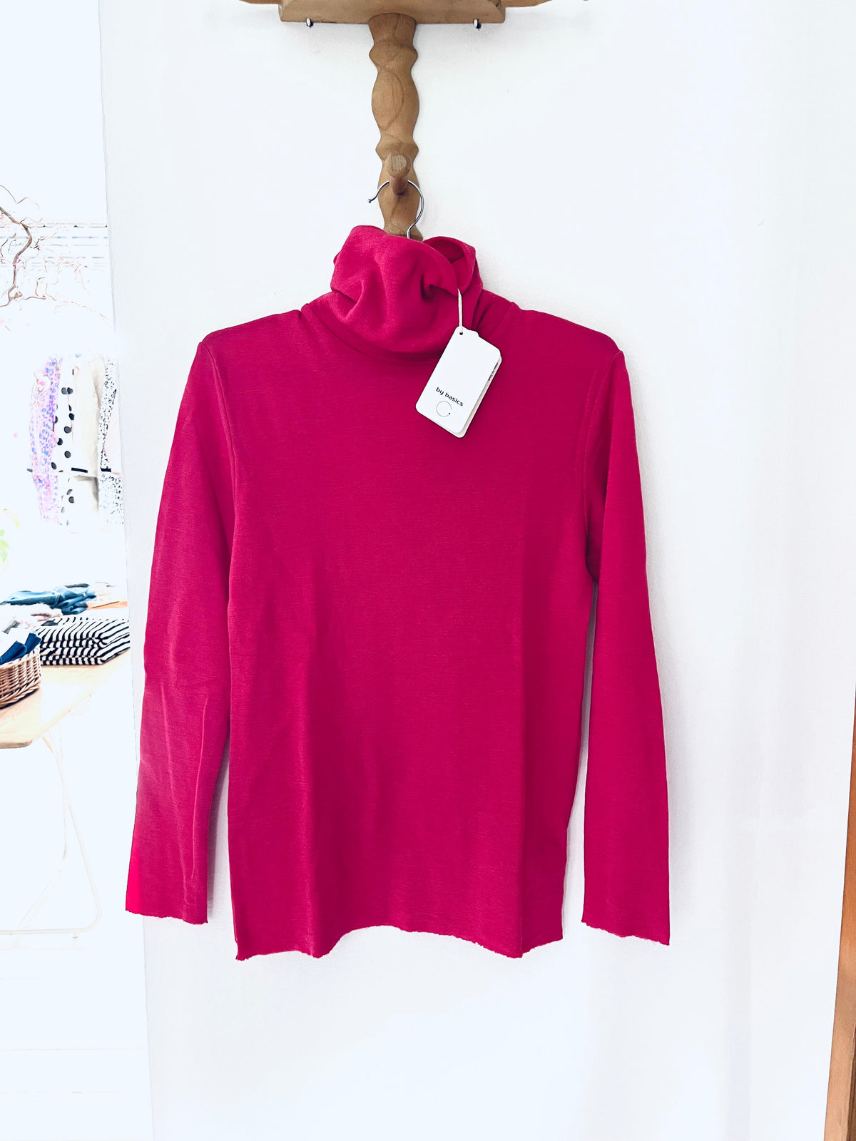 Roll-neck, pure merino