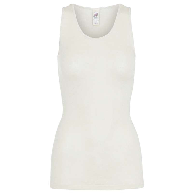 Tank top merino/silk, GOTS
