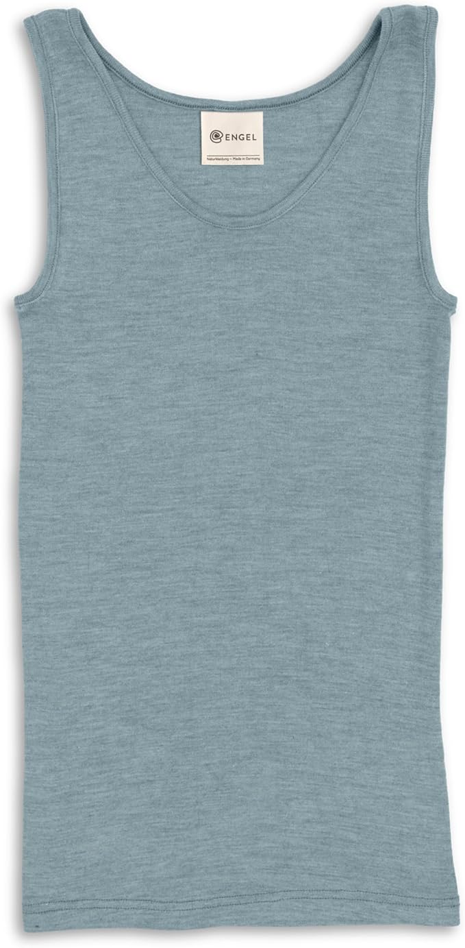 Tank top merino/silk, GOTS