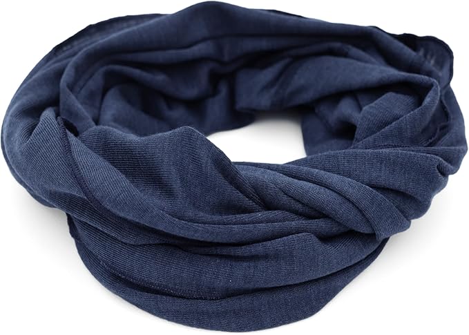 Loop scarf merino/silk L/XL, GOTS