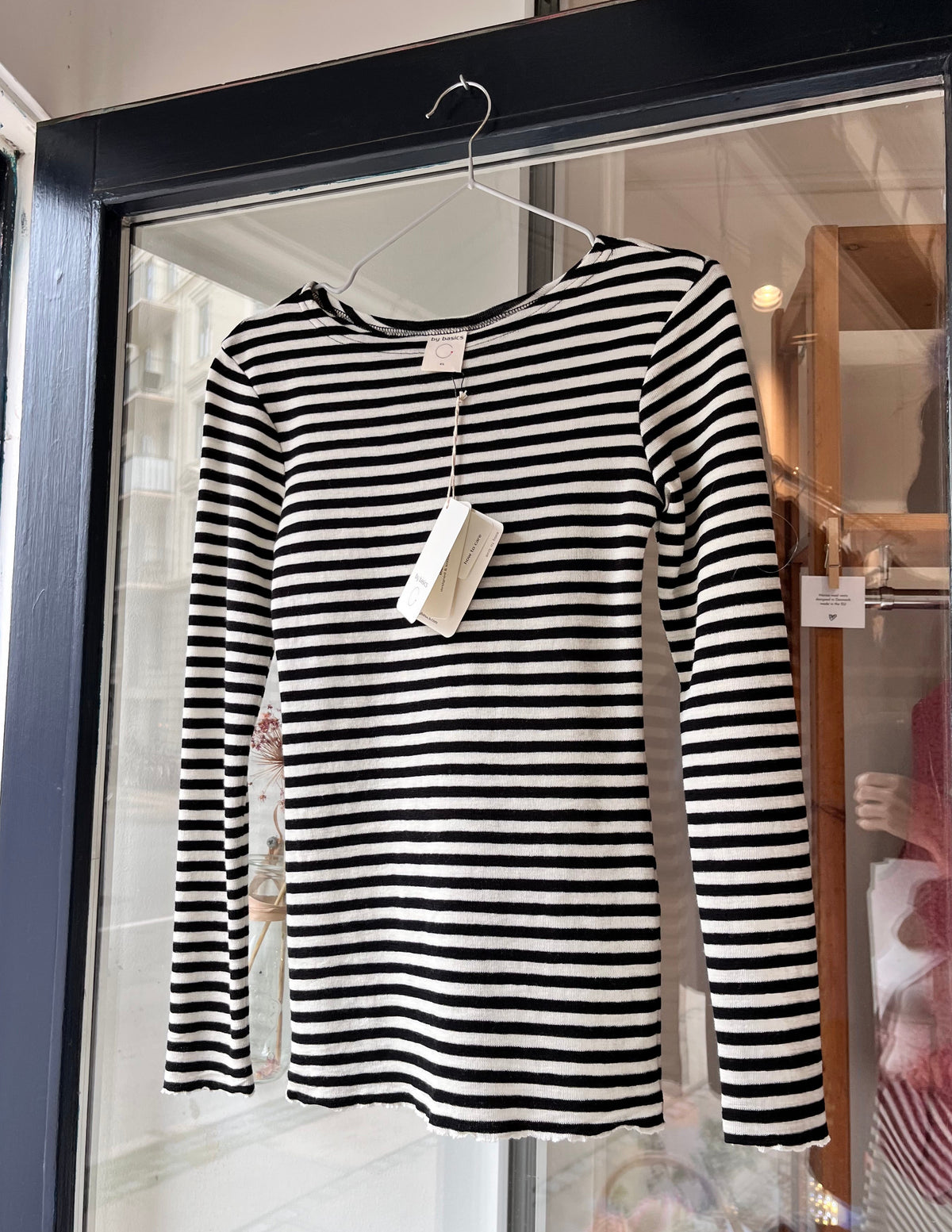 Pure merino boat-neck long-sleeve