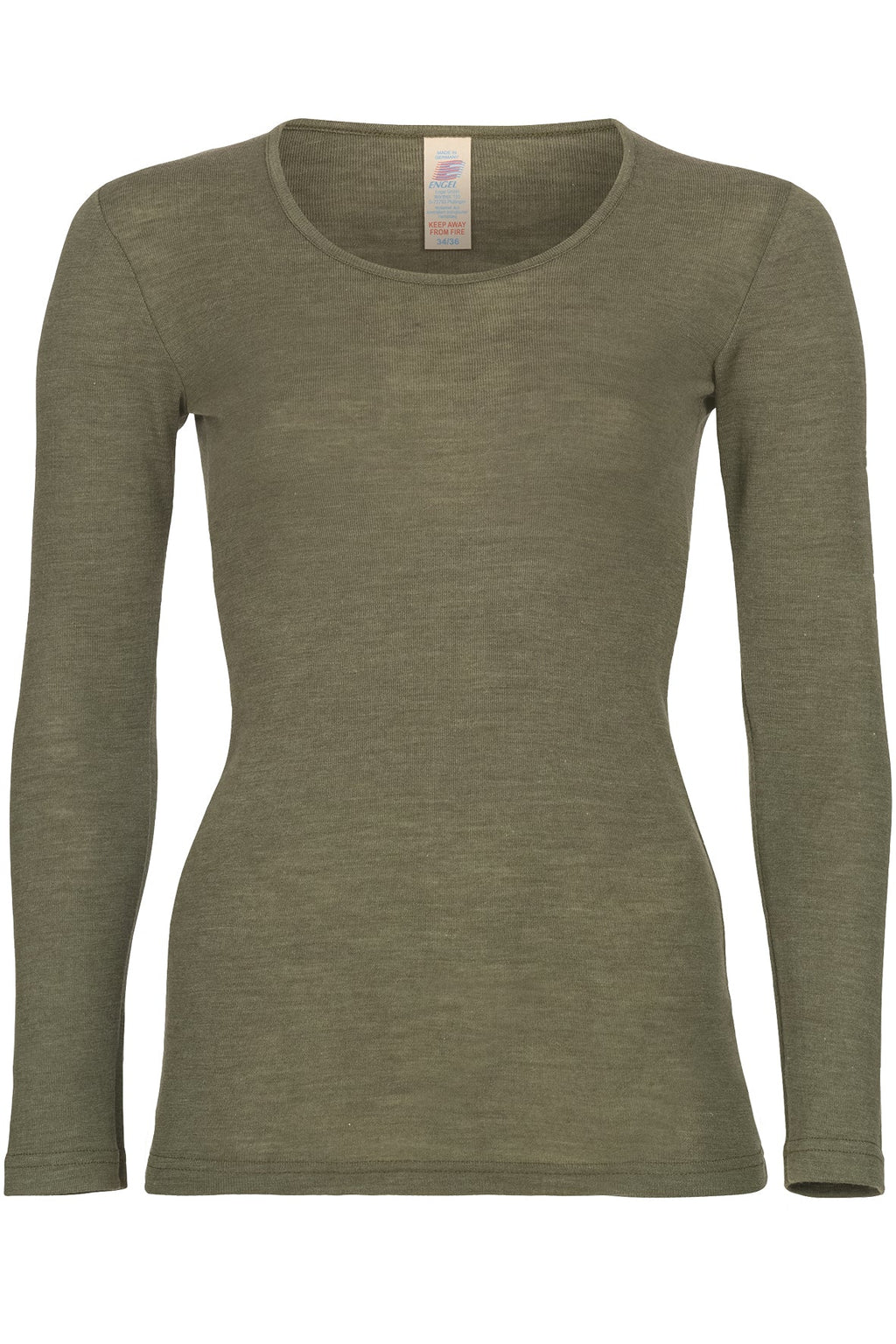 Long-sleeve merino/silk, GOTS