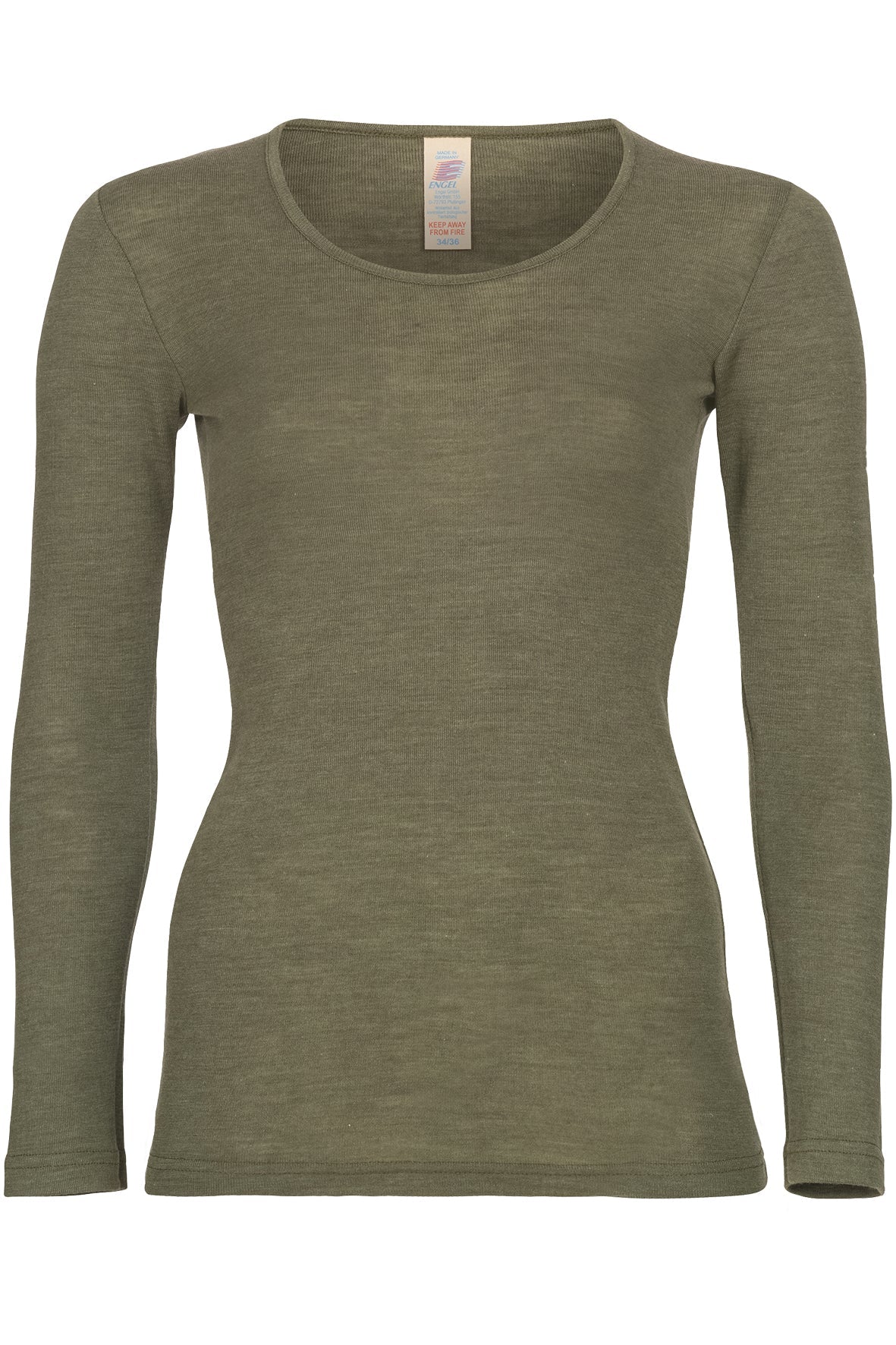 Long-sleeve merino/silk, GOTS