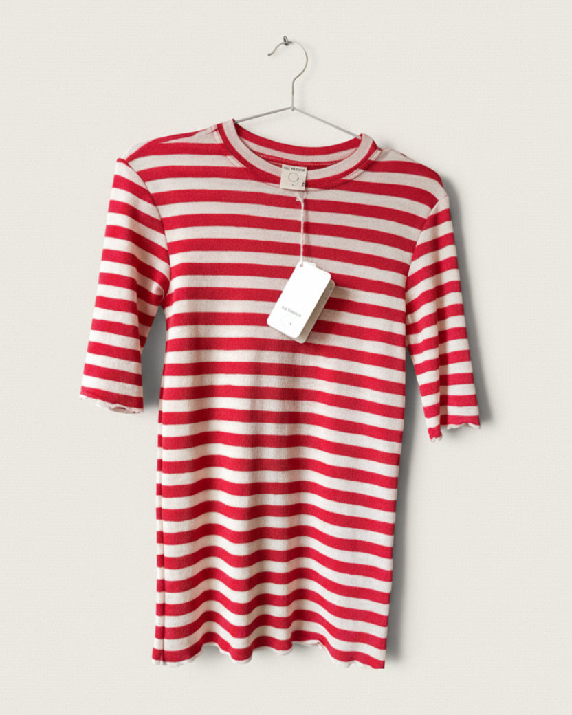 Round-neck short-sleeve, pure merino