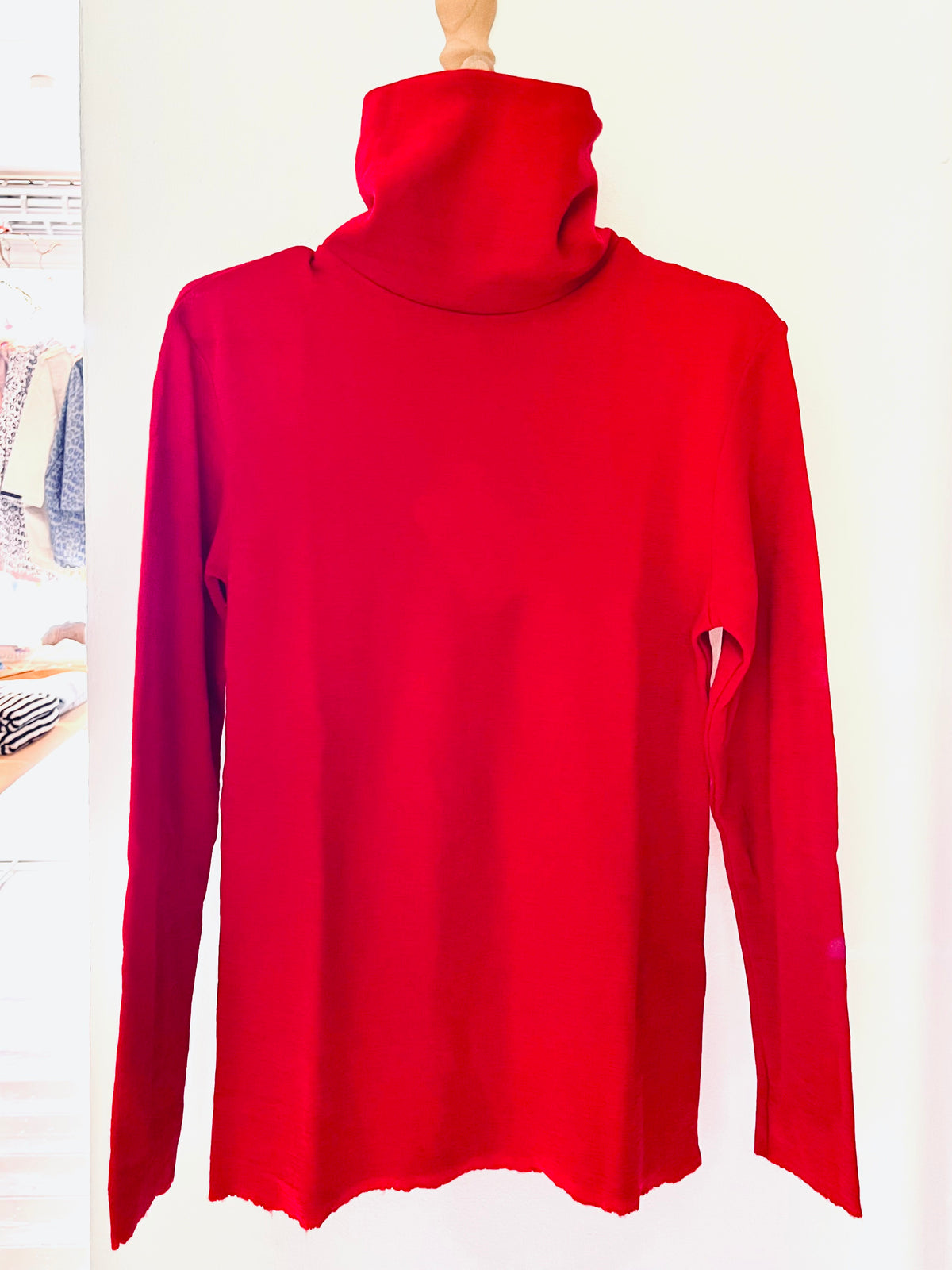 Roll-neck, pure merino