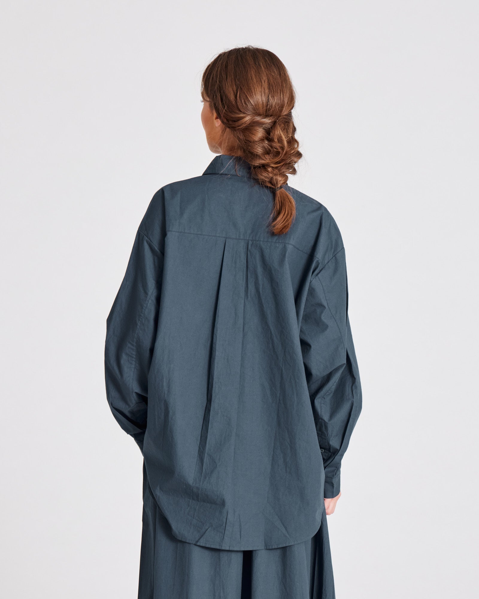 Astrid skjorte blue denim, GOTS